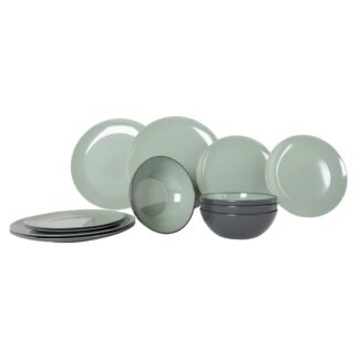 Gimex Vivid Line Tableware Green (12 Pieces)