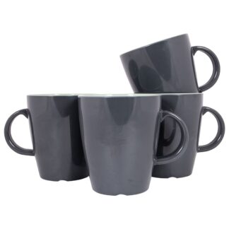 Gimex Vivid Line Mug Green (380ml / 4 Pieces)