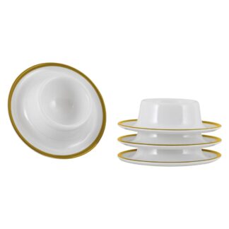 Gimex Linea Line Egg Cup Gold (4 Pieces)