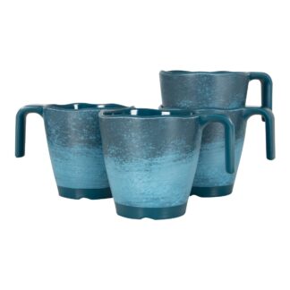 Gimex Stone Line Mug Dark Blue (300ml / 4 Pieces)
