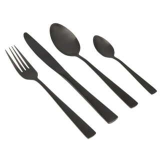 Gimex Cutlery Black (16 Pieces)