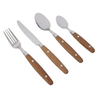Gimex Nature Line Cutlery Wood (16 Pieces)