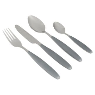 Gimex Cutlery Grey Soft Touch Handle (16 Pieces)