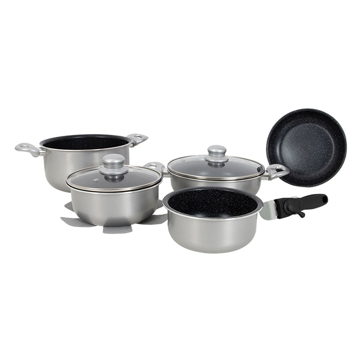 Gimex Cookware Induction Silver (8 Pieces)