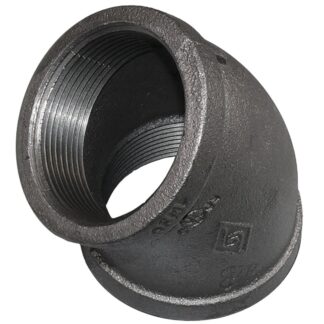 AG Malleable Iron Compact 45 Degree Elbow (Female Ports / 2" BSP)