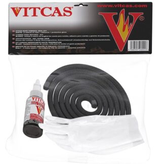 Vitcas Stove Rope Seal Kit 10mm Black