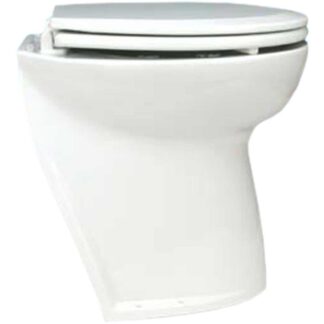 Jabsco Deluxe Flush Fresh Water Electric Toilet (12V / 17" / Angled)