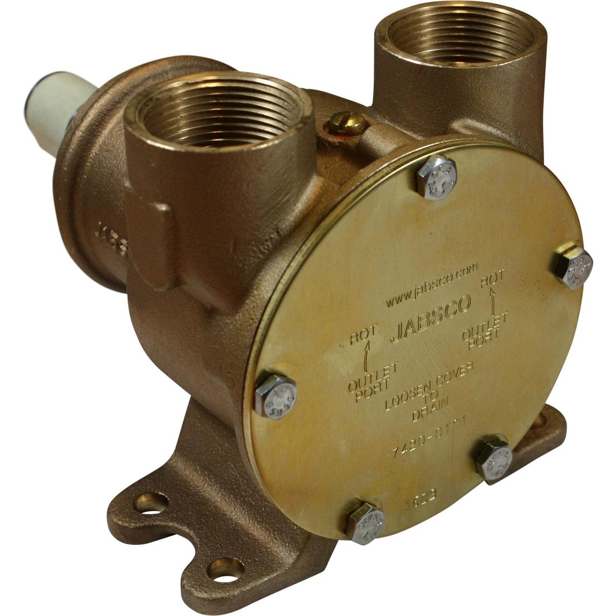 Jabsco 7420-0101 Foot Mounted Engine Cooling Pump (1-1/4" NPT)