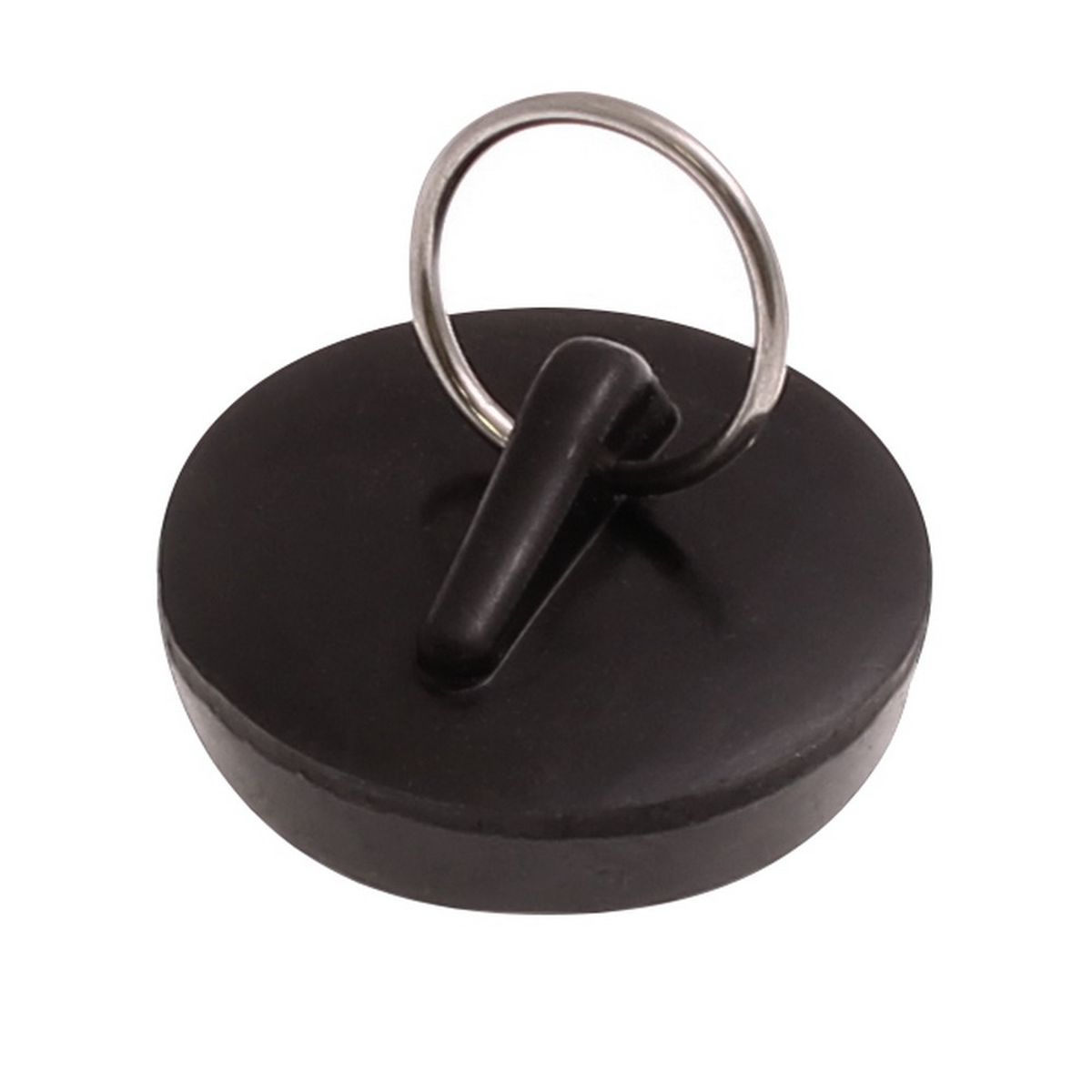 AG Ring Pull Sink Plug 1-3/4" Black