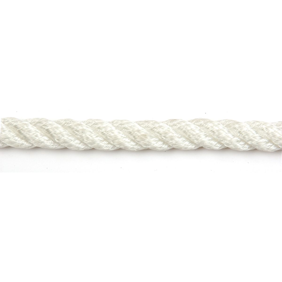 Kingfisher 16mm White Anchor Line Rope with Galvanised Thimble (15m)
