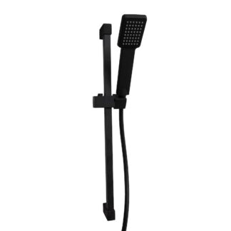 AG Square Shower Riser Rail Kit (Black)