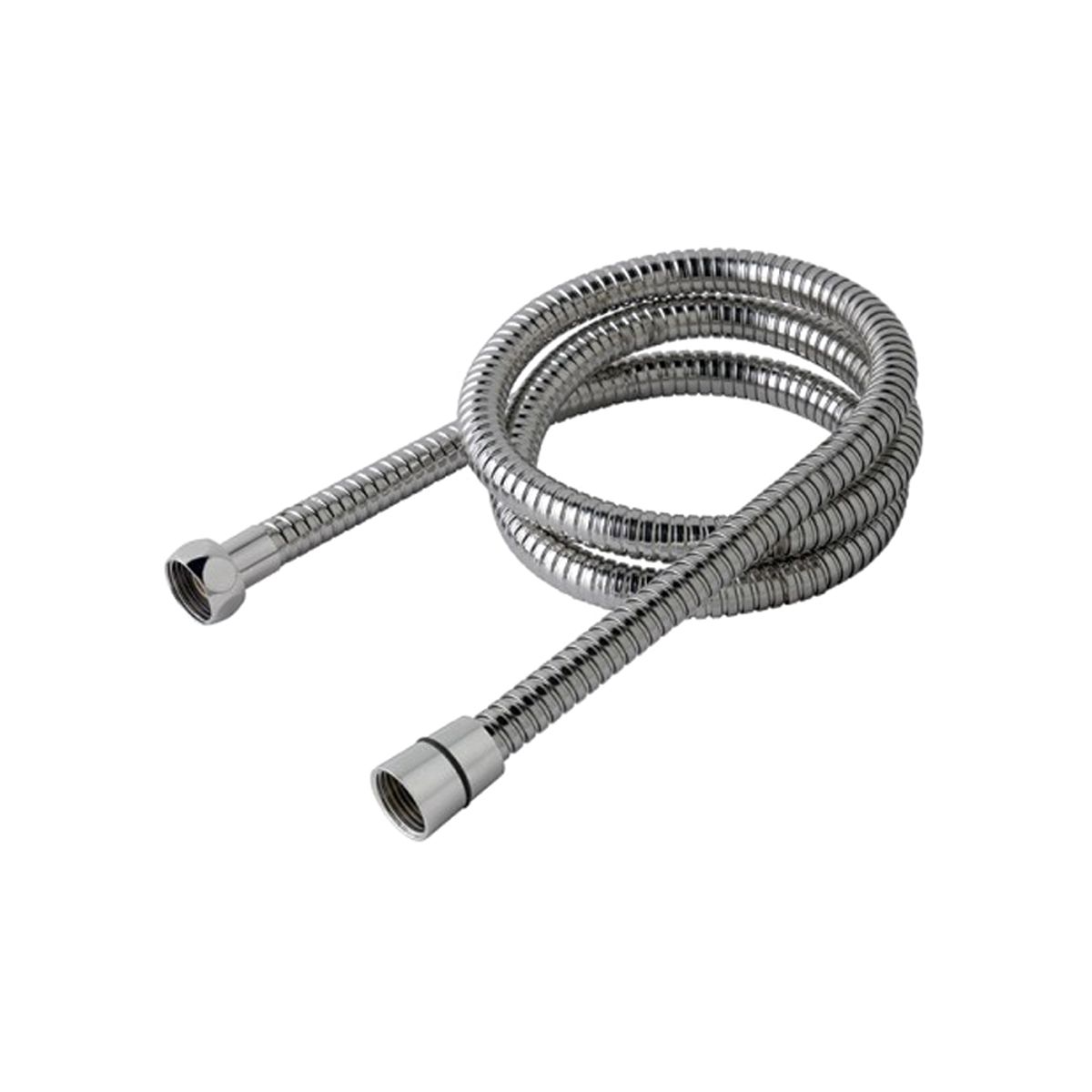 AG Shower Hose in Chrome Double Interlock Nut & Cone Style (1.5 Metre)