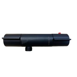 V200 Black Horizontal Shower Valve 45mm