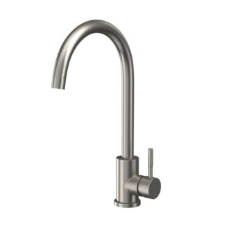 AG Manhattan Kitchen Tap in Brushed Stainless Steel