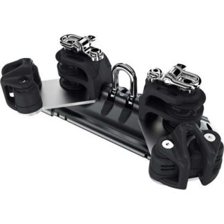 Lewmar Size 2 TB Car with Shackle, 2 Double CL Sheaves, Becket & Cam