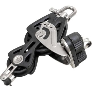 Lewmar Synchro Block Single with Fiddle, Becket and Cam (90mm)