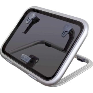 Lewmar Low Profile Hatch with Stay (Size 30 / Smoke Grey)