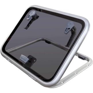 Lewmar Low Profile Hatch with Stay (Size 50 / Smoke Grey)