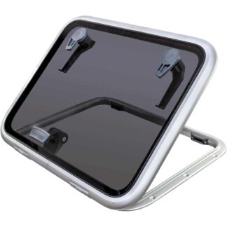 Lewmar Low Profile Hatch with Stay (Size 54 / Smoke Grey)