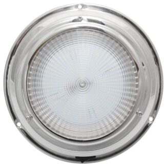 AAA 12V Stainless Steel LED Light 5'' Dome (168mm) - Natural White