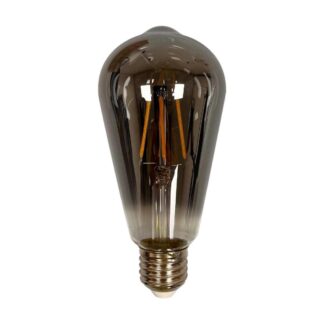 Vintage LED Lamp ST64 with Smoked Bulb (ES/E27)