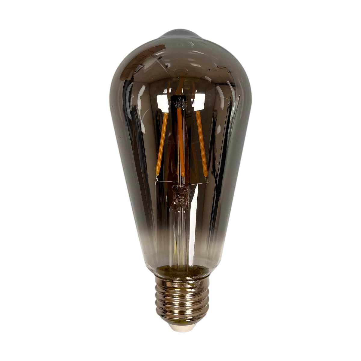 Vintage LED Lamp ST64 with Smoked Bulb (ES/E27)