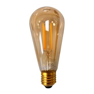 Vintage LED Lamp ST64 with Amber Bulb (ES/E27)