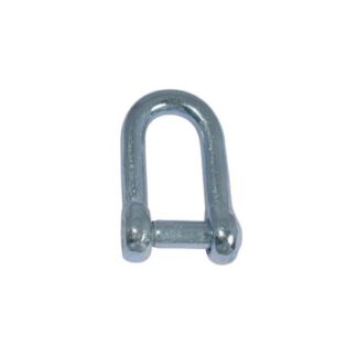 AG Galvanised Steel D Shackle with 12mm Countersunk Pin (24mm ID)
