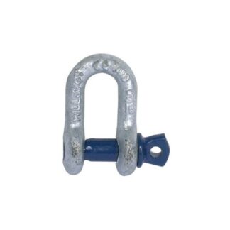 AG Galvanised Steel Load Rated D Shackle 7/16" (18.5mm ID)