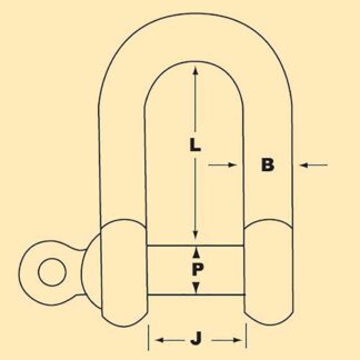 AG Stainless Steel D Shackle 5mm