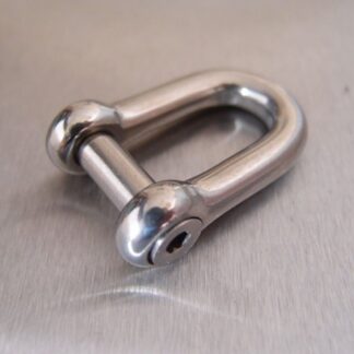 AG Stainless Steel D Shackle with Allen Screw Head 8mm Pin (16mm ID)
