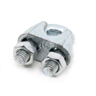 AG Commercial Wire Rope Grip in Galvanised Steel (10mm)