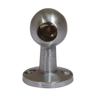 AG Gallery Post End Stop Satin Chrome 3/8" x 1-1/4"