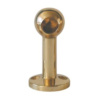 AG Gallery Post End Stop 3/8" Brass 1-3/4" Tall
