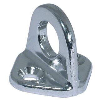 AG Fender Eye Plate Chrome (32 x 33 x 27mm)