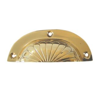 AG Fluted Drawer Pull Cast Brass