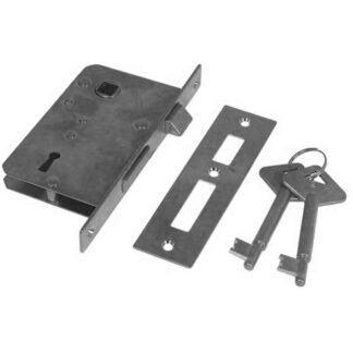 AG Key Door Mortise Lock Left Hand Chrome