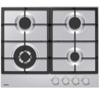 Amica 60cm 4 Burner Gas Hob with Cast Stands