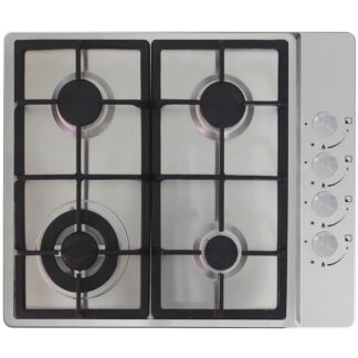 Culina Stainless Steel Hob with 4 Burners (60cm)