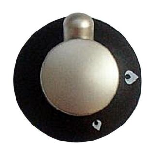 Thetford Hob-Grill Knob Black & Satin SPCC0618.SA for Enigma Cookers