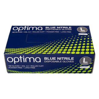 Optima Powder Free Latex Gloves Large (Box of 100)