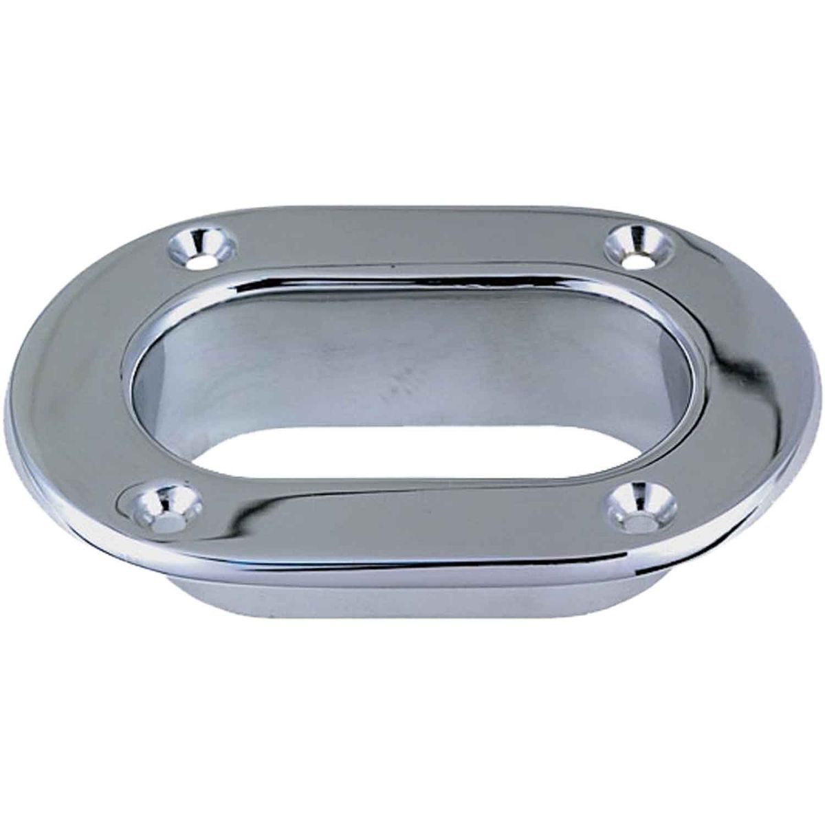 Perko 0752 Chrome Plated Bronze Oval Hawsehole (152mm x 108mm)