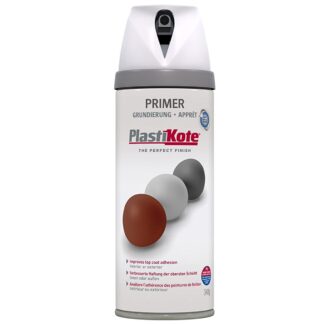 PlastiKote Twist & Spray Paint 400ml White Primer