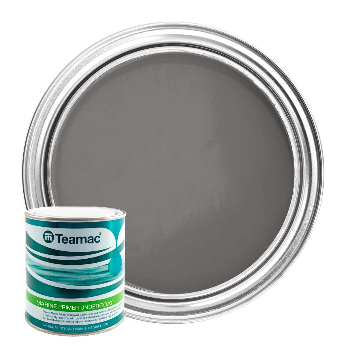 Teamac Marine Undercoat Paint in Light Grey (1 Litre / 241)