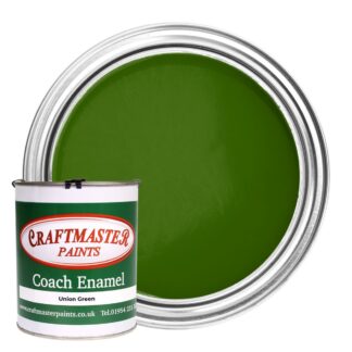 Craftmaster Coach Enamel Boat Paint in Union Green (1 Litre)