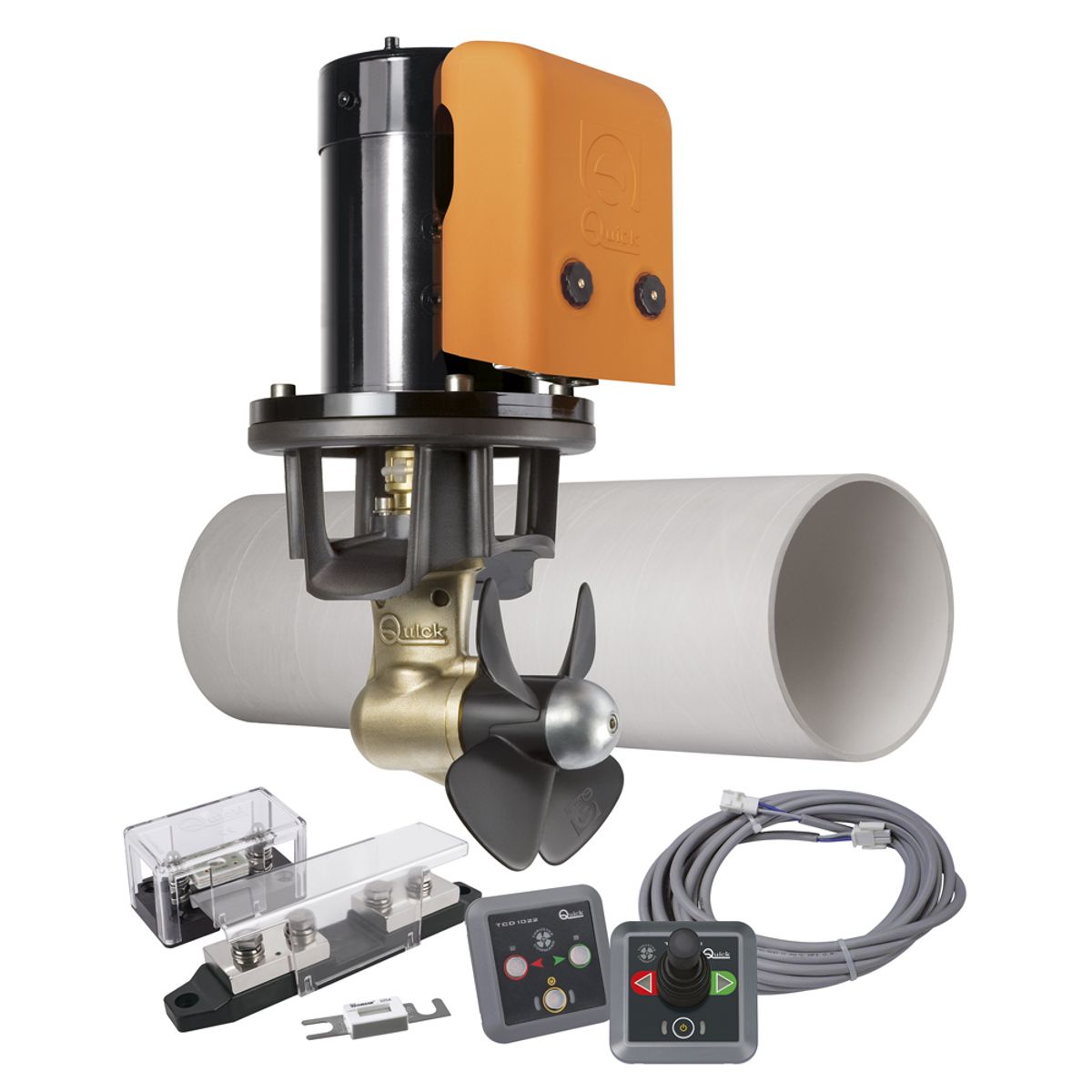 Quick BTQ185 Thruster Kit with Touch Panel (55Kgf / 12V / 3kW)