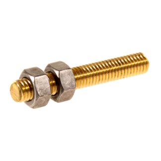 AG Brass Stud & Stainless Steel Nuts for Stuffing Box (3/8" Whitworth)