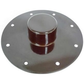 Surejust Table Leg Socket Recessed Brown