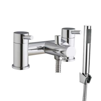 AG Premier Bath Shower Mixer with Shower Kit & Wall Bracket in Chrome