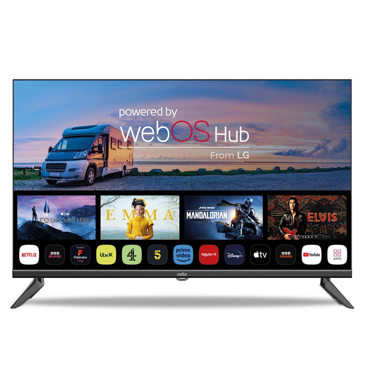 Cello 32" Smart WebOS 12V/230V Traveller TV